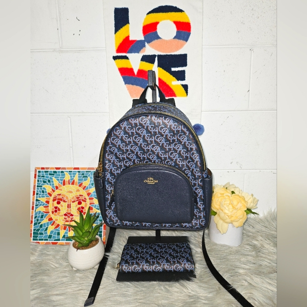 Authentic Coach Backpack & Wallet Bundle